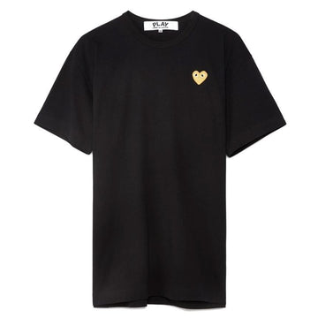 COMME DES GARCONS ゴールドハートワッペンパッチTシャツ ブラック AZ-T216-051-1 139000053