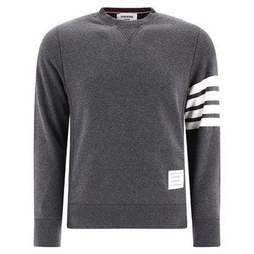 THOM BROWNE 25FW 斜めライン クラシック スウェット トップス ダークグレー stamp: MJT021H 00535 025 144940354
