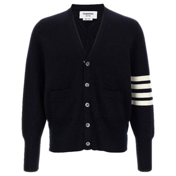 Thom Browne Diagonal Armband Milano Stitch 4-Bar Cardigan Navy 00014 415 144940350