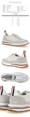 THOM BROWNE Nylon Tech Runner Sneakers White FFD054A 06552 100 144940349 [P]