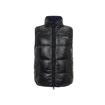 DUVETICA ALGORAB ロゴ リバーシブル パディング ベスト ブラック VUDV21835K0001 BKS 149435896