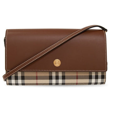 Burberry 24FW Hannah Check Crossbody Bag Archive Beige Tan 8058002 124399503