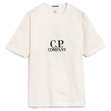 CP COMPANY CP 25SS ロゴ刺繍Tシャツ ホワイト 18CMTS106A 110301W 103 137996339