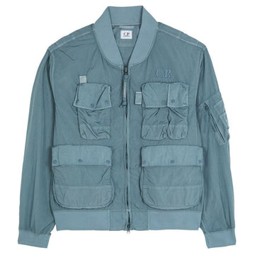 CP Company CP 25SS Embroidered Logo Multi-Pocket Chrome-R Jacket Deep Blue 18CMOW010A 005904G 872 137996334