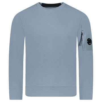 CP Company CP 25SS Lens Patch Diagonal Crew Neck Sweatshirt Deep Blue 18CMSS023A 005086W 872 137996312