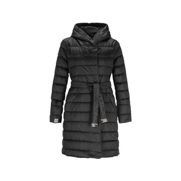 MAXMARA リバーシブルフードパディングコート ブラック 2529496055 003 149268588