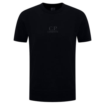 CP COMPANY CP 25SS ロゴ プリント Tシャツ ブラック 18CMSS159A 002246G 999 137996301