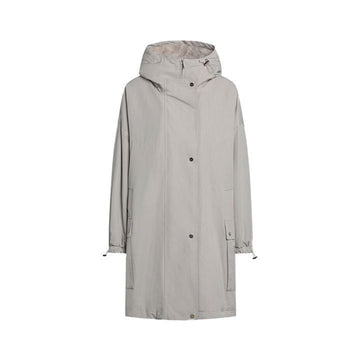MAXMARA GAIL フェイクファー シアリング フード ミドル パディングジャケット グレー 2526026012 001 149268583
