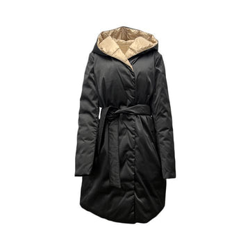 MaxMara UGGIOSO Reversible Robe Down Jacket Black Beige 2525496112 002 149268582
