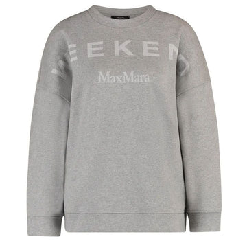 MAXMARA 25SS LALLA Logo Sweatshirt Grau 2515921021 001 149268568