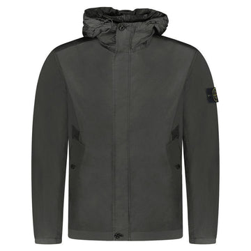Stone Island Stone 25SS Wappen Garment Dyed Crinkle Lapels Jacket Charcoal 4100092 S0A23 V0065 136436665
