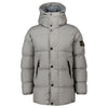 Stone Island Stone 25FW Wappen Garment Dye Crinkle Laps Hooded Padding Jacket Gray 4100012 S0A23 V006B 144144243 [P]