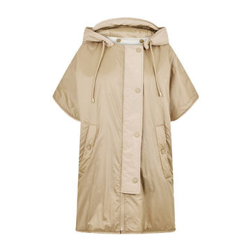 MaxMara 25FW RIVA Reversible Padded Cape Jumper Beige Khaki 2525296011 021 149268555