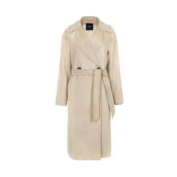 MaxMara Belted Double Coat Ivory 25FW 2525016031 048 149268552