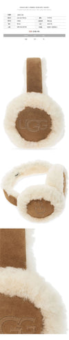 UGG シグネチャー刺繍ロゴイヤーマフ チェスナッツ 20955 CHE 123637091 [P]