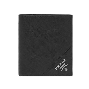 PRADA Saffiano Metalllogo Geldbörse schwarz 2MO004 QME F0002 150062682