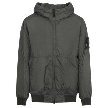 STONE ISLAND Garment-Dye Crinkle-Lapse PrimaLoft Hoodie Jacke Grau 4100013 S0A23 V0062 144144227