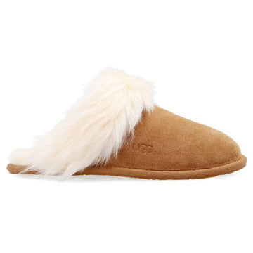 Ugg 24FW SCUFF SIS Fur Slipper Chestnut 1122750 CHE 123637073