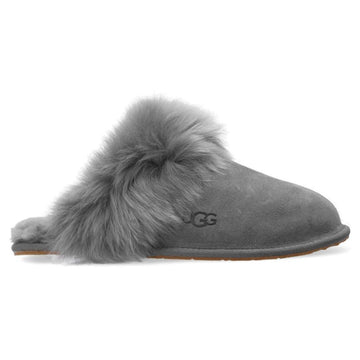 UGG Scuff Sis Pelz Slipper Charcoal 1122750 123637070