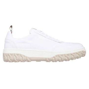 Thom Browne Frey Canvas Knit Sole Sneakers White MFD258A F0102 100 136177869