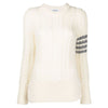 Thom Browne Diagonal Armhole Wool Knit White FKA341A Y1022 100 123042501 [P]