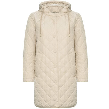 MaxMara 25SS ERIO Quilted Hooded Jacket Beige 2515491011 005 149268521