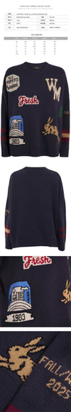 MaxMara 25FW PAVIDI Wool Knit Navy 2525366262 002 149268516 [P]
