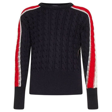 THOM BROWNE RWB Kabelstich Strick navy MKA389A Y1024 415 123042487