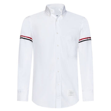 Thom Browne 25SS Armband Classic Poplin Shirt White stamp: MWL150E 03113 100 136177851