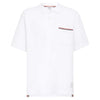 Thom Browne 25SS Striped Pocket Polo T-Shirt White MJP171A J0029 100 136177844 [P]