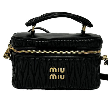 MIU MIU マトラッセ トートクロスバッグ ブラック 5BH230 N88 F0002 150067893