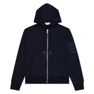 THOM BROWNE 25SS diagonale Armbinde Relax-Fit Kapuzenjacke Navy 06910 415 136177833