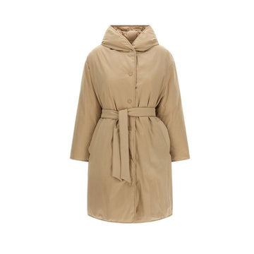 MaxMara 25FW BANFY Reversible Belted Padded Jacket Beige 2525496042 001 149268487