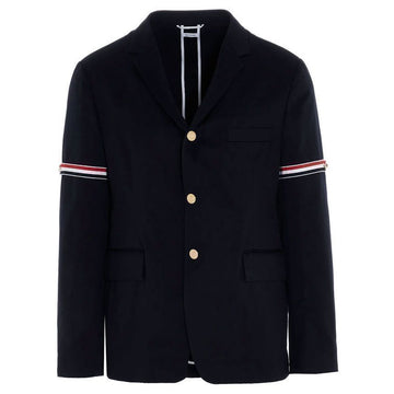THOM BROWNE 24FW Diagonal Armband Unconstructed Classic Jacket Navy MJU527A 03788 415 123042313