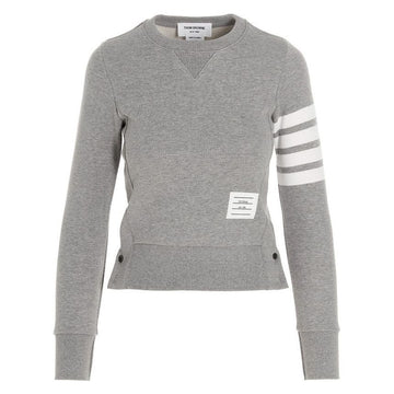THOM BROWNE 25FW レディース スラント バンディング クラシック スウェット グレー stamp: FJT002A 商品番号: 00535 055 142950496