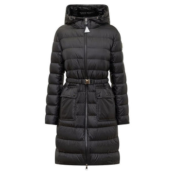 Moncler 25SS Sedan Logo Patch Belted Padded Jacket Black 1C000 07 597YF 999 134665643