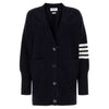 THOM BROWNE 4バーエクスジャレートフィットカーディガン ネイビー 415 142950473 [P]