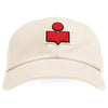 ISABEL MARANT Cap mit Logo-Patch in Ecru 25SS TYRON 23EC stamp 132771261 [P]