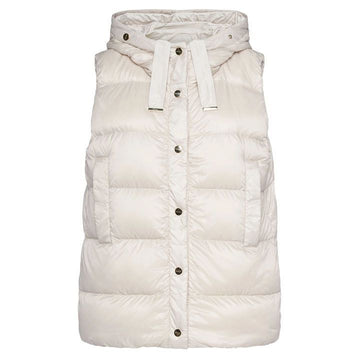 MaxMara 25FW JSOFT Reversible Hooded Padded Vest Light Beige 2519291054 081 149268425
