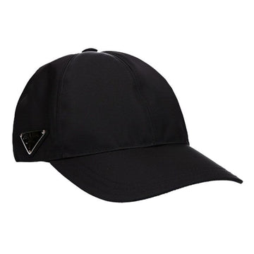 PRADA 三角ロゴ ナイロン キャップ ブラック 1HC274 2DMI F0002 142950565