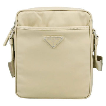 PRADA 三角ロゴテスートメッセンジャーバッグライトベージュ 2VH112 2DMH F0F24 142950554