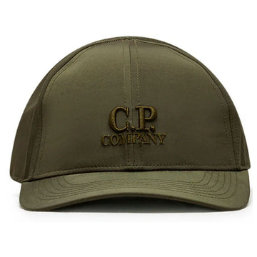 CP Company Logo Embroidered Goggle Cap Khaki 17CMAC146A 005904A 683 122482758