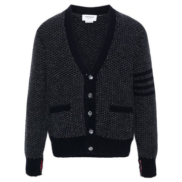 Thom Browne Diagonal Tonal Texture Stitch Relaxed Fit Cardigan MKC578A Y1032 415 130919534