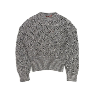 MAXMARA コルドネット クロップ セーター シルバー 2526366141 002 149268409