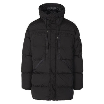 CP COMPANY NYCRA-R レンズ ワッペン パディングジャケット ブラック 17CMOW173A 005864G 999 122482744