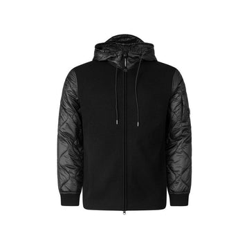 CP Company Lens Wappen Knit Mix Jacket Black 19CMKN062A 006390M 999 150067769