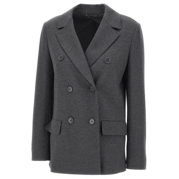 MAXMARA GIUDITTA ウールジャケット グレー 2529916013 001 149268378