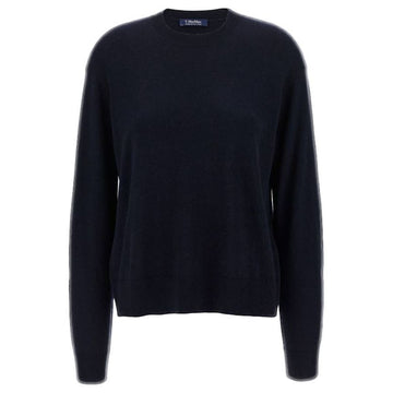 MAXMARA エルボーパッチ ウール ニット ネイビー 2529366091 006 149268376