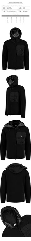 CP Company Goggle Knit Mix Jacket Black 150067763 [P]