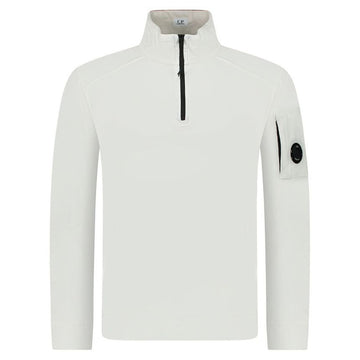 CP COMPANY CP 24FW Lens Patch Half-Zip Sweatshirt Weiß 17CMSS059A 002246G 103 122482644